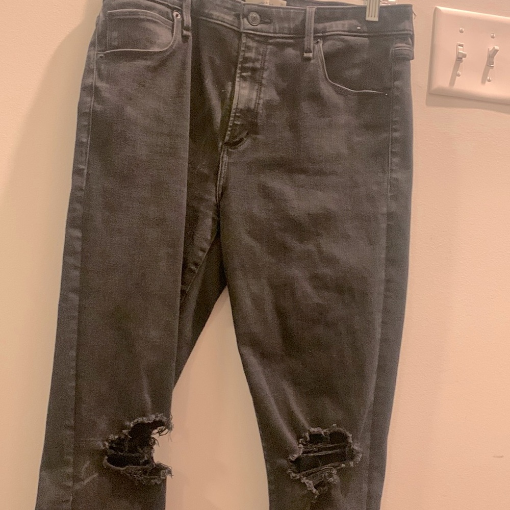 Just some loved black jeans